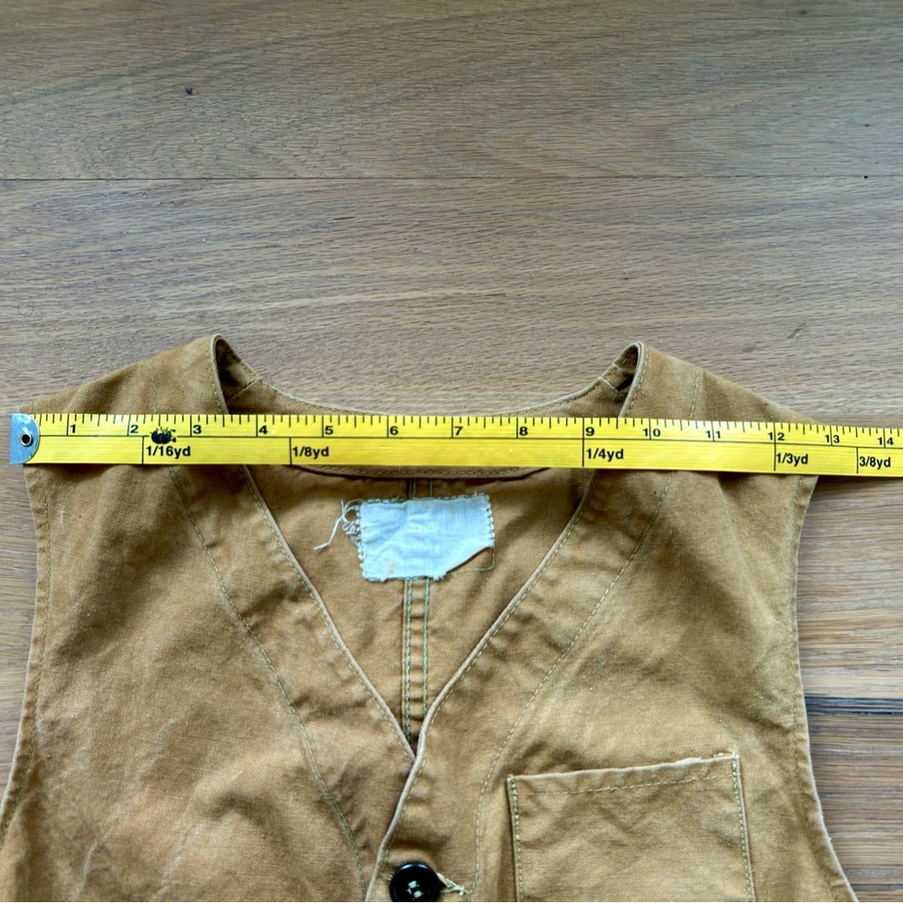 Vintage Canvas Hunting Vest - Picture 8 of 9